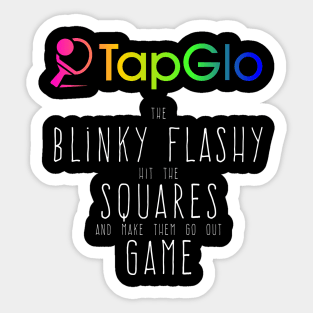 Blinky Flashy Squares Game Sticker